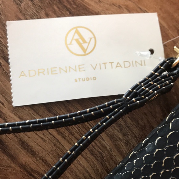 Black & Gold Phone Charging Clutch Wallet NWT - Picture 4 of 7